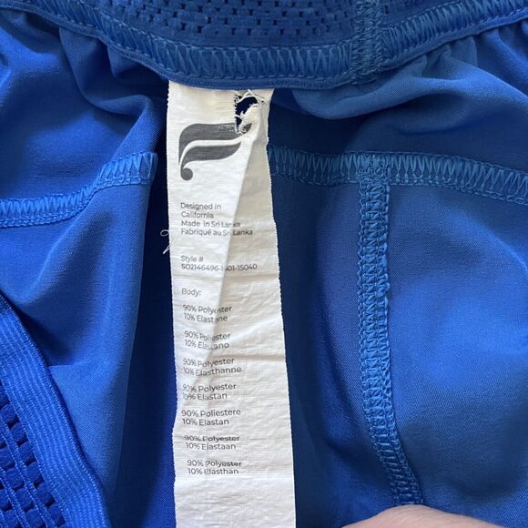 Fabletics Men's The Fundamental Short 7" Blue Size Large - Picture 10 of 10